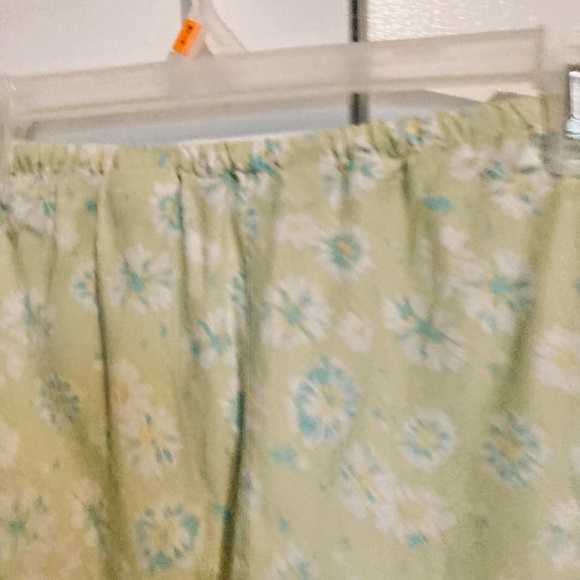 EDDIE BAUER Floral Green Pajama DrawstringLounge Pants Womens Medium - Picture 9 of 16